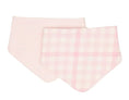 Load image into Gallery viewer, All4Ella - Bandana Bibs 2pk - Gingham Pink