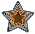 Load image into Gallery viewer, Silicone Star Nesting Blocks - Multi Blue