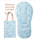 Load image into Gallery viewer, Snuggle Hunny Kids - Organic Universal Reversible Pram Liner - Taking Flight