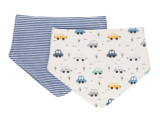 All4Ella - Bandana Bibs 2pk - Beep Beep