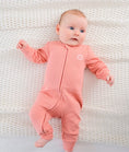 Load image into Gallery viewer, Lummi In Colour - Organic Waffle Growsuit - Blush Pink