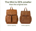 Load image into Gallery viewer, OiOi Mini Signature Backpack - Chestnut Dimple