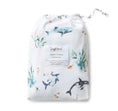 Load image into Gallery viewer, Snuggle Hunny Kids - Organic Fitted Cot Sheet - Ocean