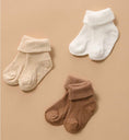 Load image into Gallery viewer, Purebaby - 3Pk Rib Sock - Wheat