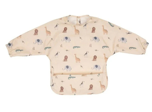 All4Ella - Long Sleeve Bib - Wild Animals
