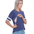 Load image into Gallery viewer, Mama Clothing - Cameron Relaxed Breastfeeding Tee - Sand