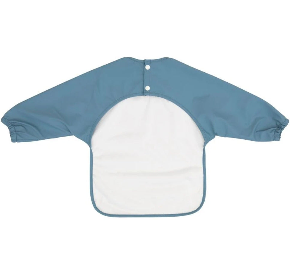 All4Ella Recycled Long Sleeve Bib - Blue