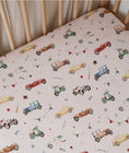 Load image into Gallery viewer, Snuggle Hunny Kids - Organic Cot Sheet - Vintage Cars