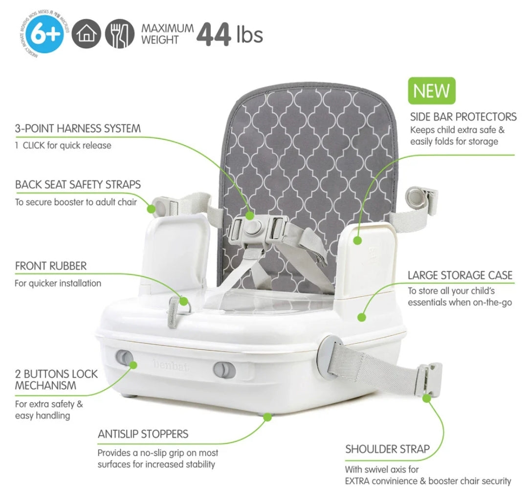 Yummi Go2 - Feed & Go Booster GREY