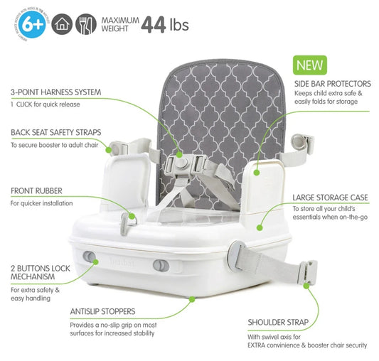 Yummi Go2 - Feed & Go Booster GREY