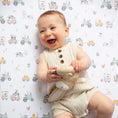 Load image into Gallery viewer, Living Textiles - 2pk Cot Fitted Sheets 100% Cotton - Tractor Ride