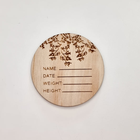 Baby - Announcement disc