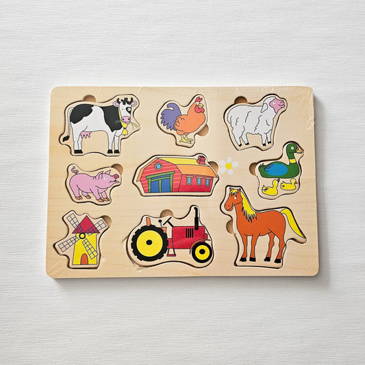 Wooden Puzzle - Farm