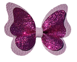 Butterfly Bow - Dark Purple