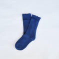 Load image into Gallery viewer, Ruffle Sock - Navy
