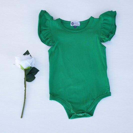 Short Sleeve flutter - Green