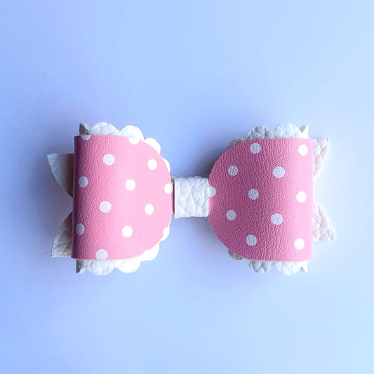 Polka dots - Hair bow