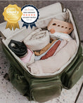 Load image into Gallery viewer, OiOi Vegan Leather Nappy Backpack - Olive