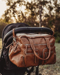 Load image into Gallery viewer, OiOi Vegan Leather Carry All Nappy Bag - Tan