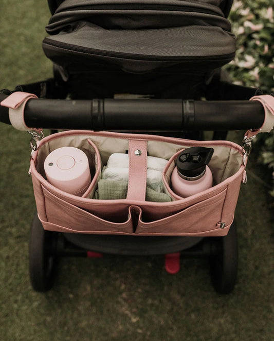 OiOi Pram Caddy - Dusty Rose