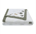 Load image into Gallery viewer, Cot Waffle Blanket- Forrest Retreat
