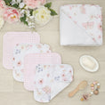 Load image into Gallery viewer, 5pc Baby Bath Gift Set- Butterfly/Gingham
