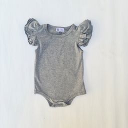 Short Sleeve Flutter - Grey