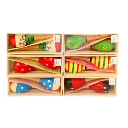 Wooden Maraca set in box