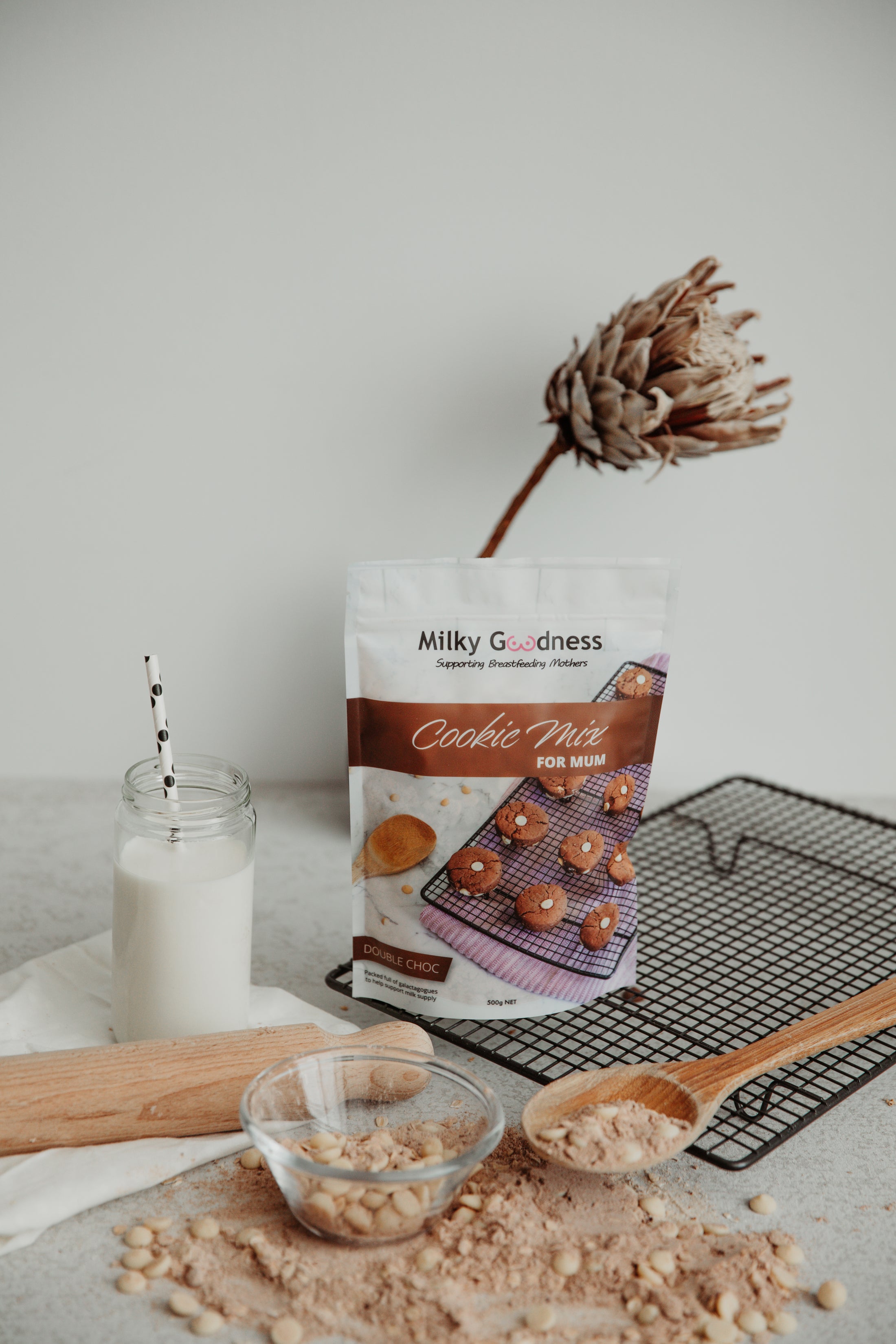 Milky Goodness - Lactation Cookie Mix - Double Choc