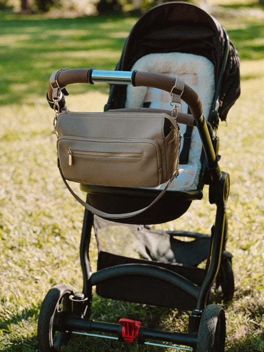 OiOi Multitasker Pram Caddy - Oat