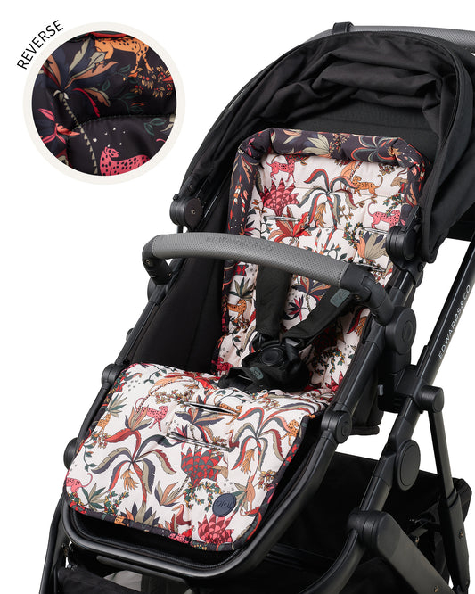 OiOi Reversible Pram Liner - Jungle