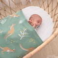 Load image into Gallery viewer, Australiana Baby Blanket  Kangaroo
