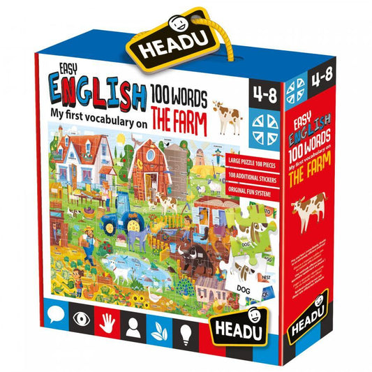 Headu Easy English 100 Words - The Farm