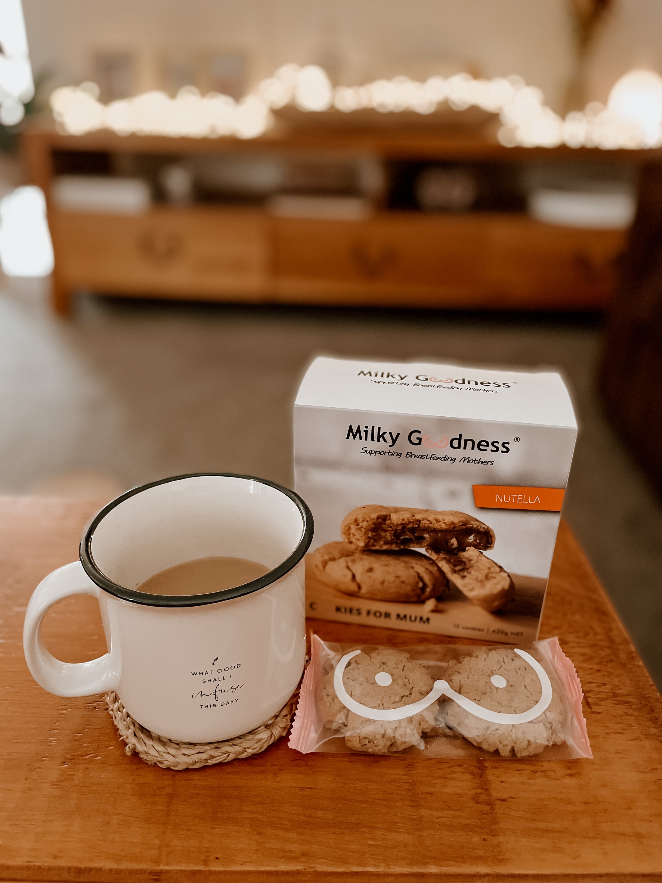 Milky Goodness - Lactation cookies - Nutella