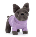 Load image into Gallery viewer, Jellycat Sweater French Bulldog Purple
