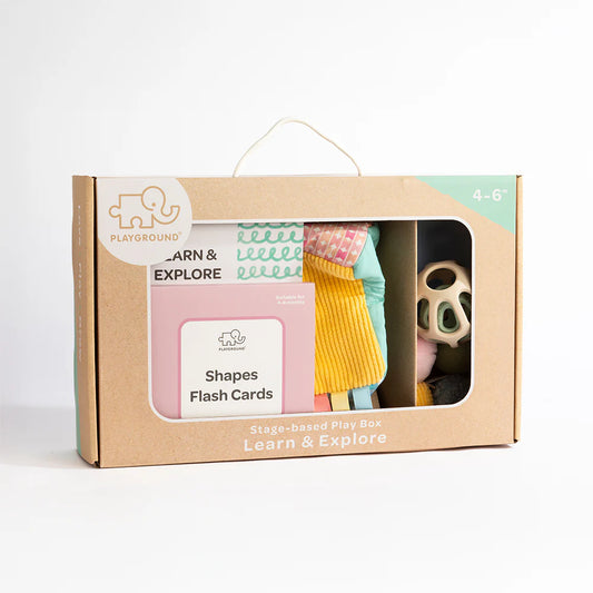 Educational toy set packaging for babies 4 - 6 months of age