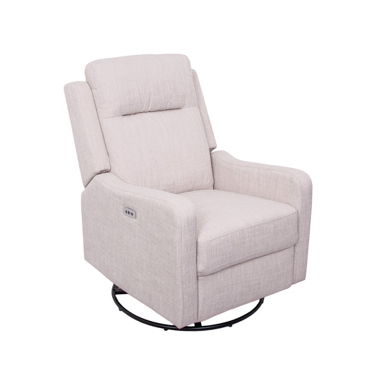 Love N Care - Milá Electric Recliner With USB - Egg Shell