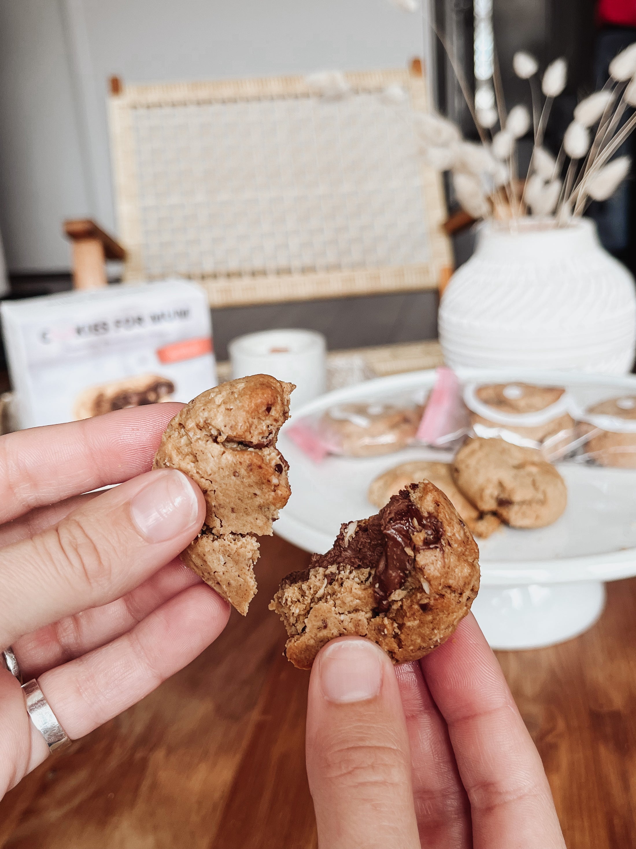 Milky Goodness - Lactation cookies - Nutella