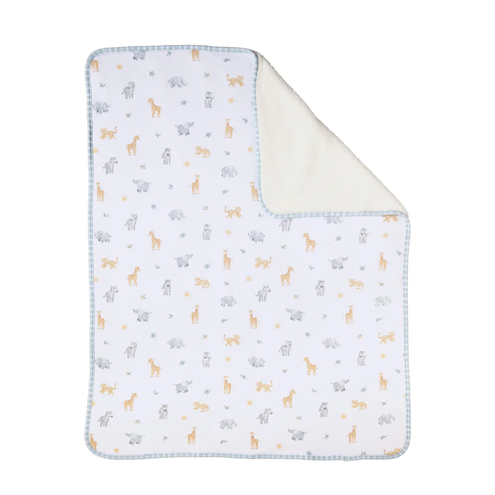Living Textiles - Sherpa Blanket - Roam & Roar