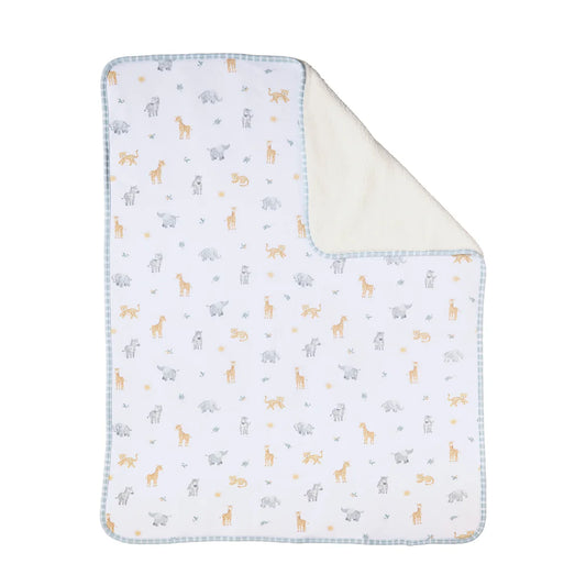 Living Textiles - Sherpa Blanket - Roam & Roar