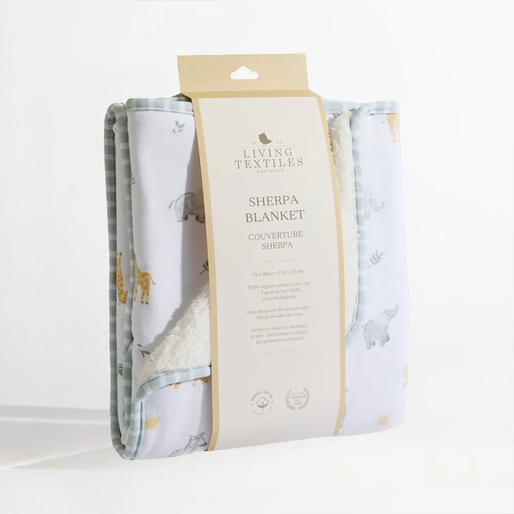 Living Textiles - Sherpa Blanket - Roam & Roar