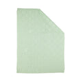 Load image into Gallery viewer, Living Textiles - Pram Knitted Blanket - Checkered Seafoam
