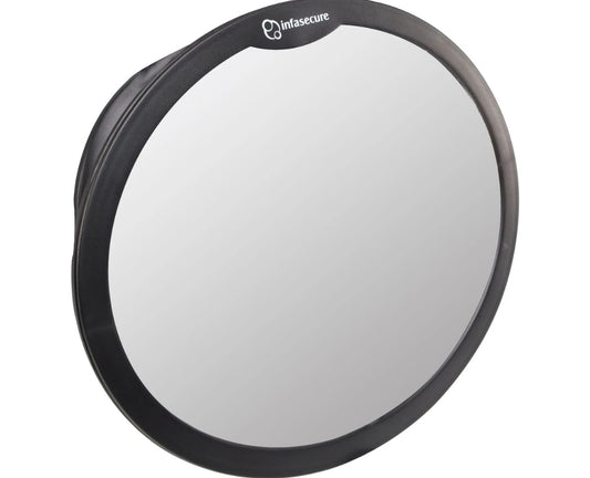 Large Round Mirror - Black