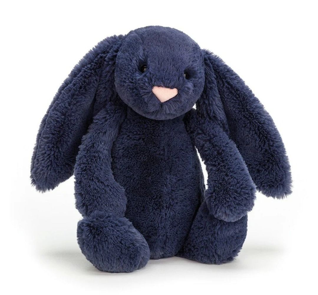 Jellycat - Navy Bashful Bunny - Medium