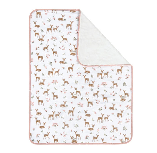 Jersey Sherpa Blanket - Sophia Garden