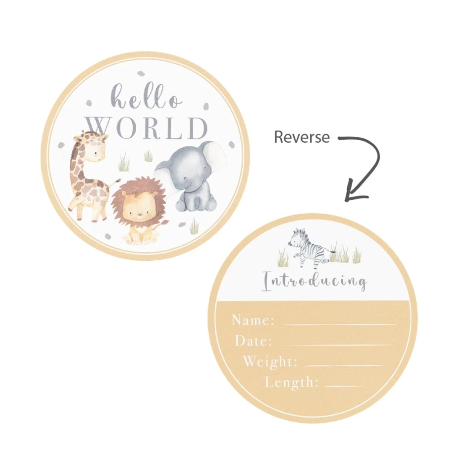 Hello World Newborn Gift Set - Savanna Babies