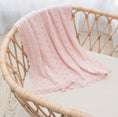 Load image into Gallery viewer, Bamboo Cotton Heirloom Blanket - Blush
