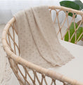 Load image into Gallery viewer, Bamboo Cotton Heirloom Blanket - Sand
