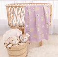 Load image into Gallery viewer, Australiana Baby Blanket - Bunny/ Lilac
