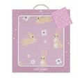 Load image into Gallery viewer, Australiana Baby Blanket - Bunny/ Lilac
